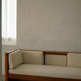 Self-supporting canapé "Karl Johan" from the early 20th century, modern Swedish style.