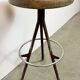 Grey Industrial Workshop Stool, 1960s