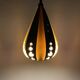 Set de 3 suspensions goutte par Werner Schou pour Coronell Electrical Danemark 1960