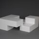 Table basse sculpturale minimaliste, années 1980