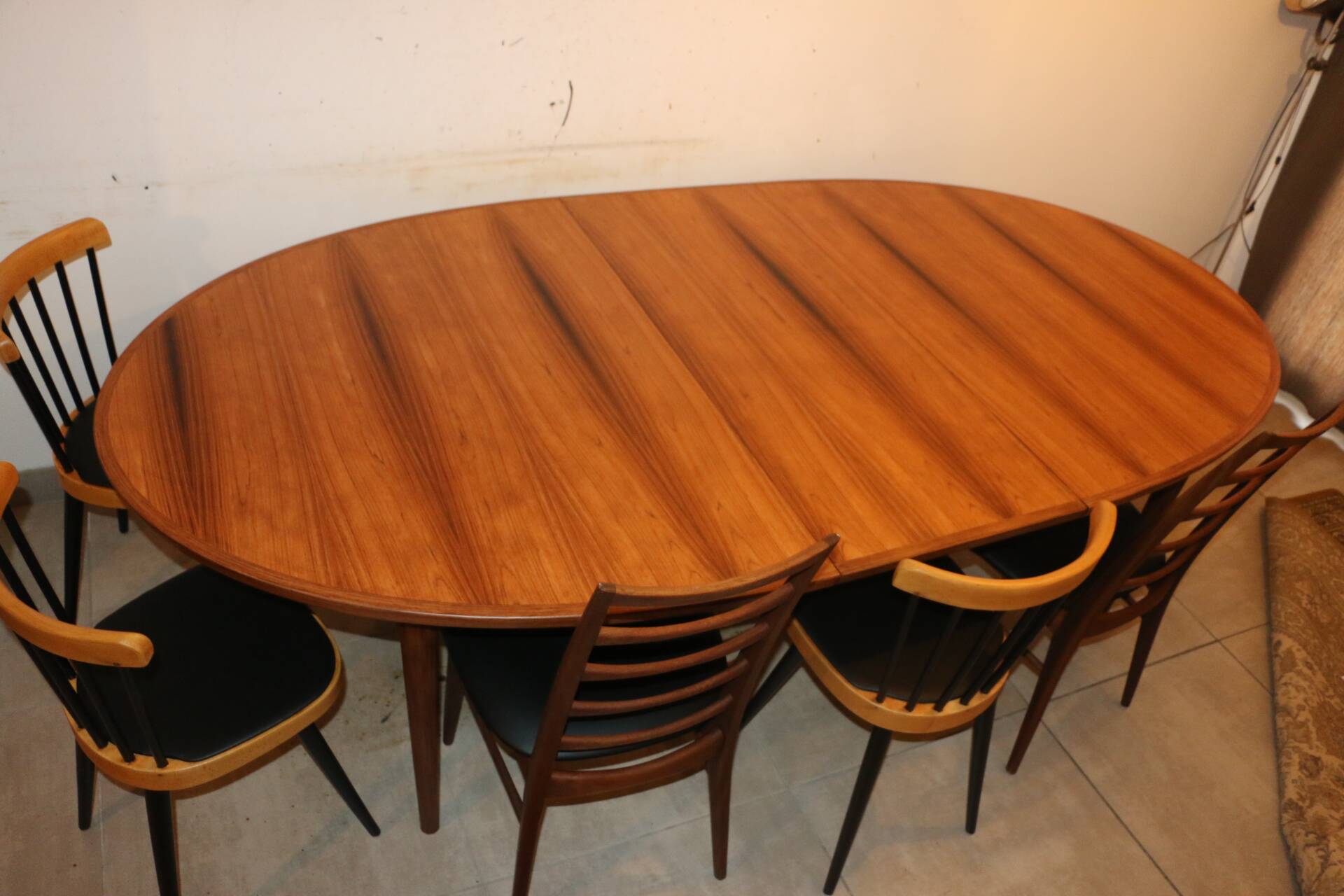Arne Vodder rosewood table for 6/10 people