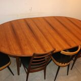 Table palissandre Arne Vodder 6/10 personnes
