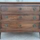 Louis XVI walnut commode from the 19th century.