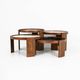 Grandes tables gigognes 780 par Gianfranco Frattini pour Cassina, 1960s