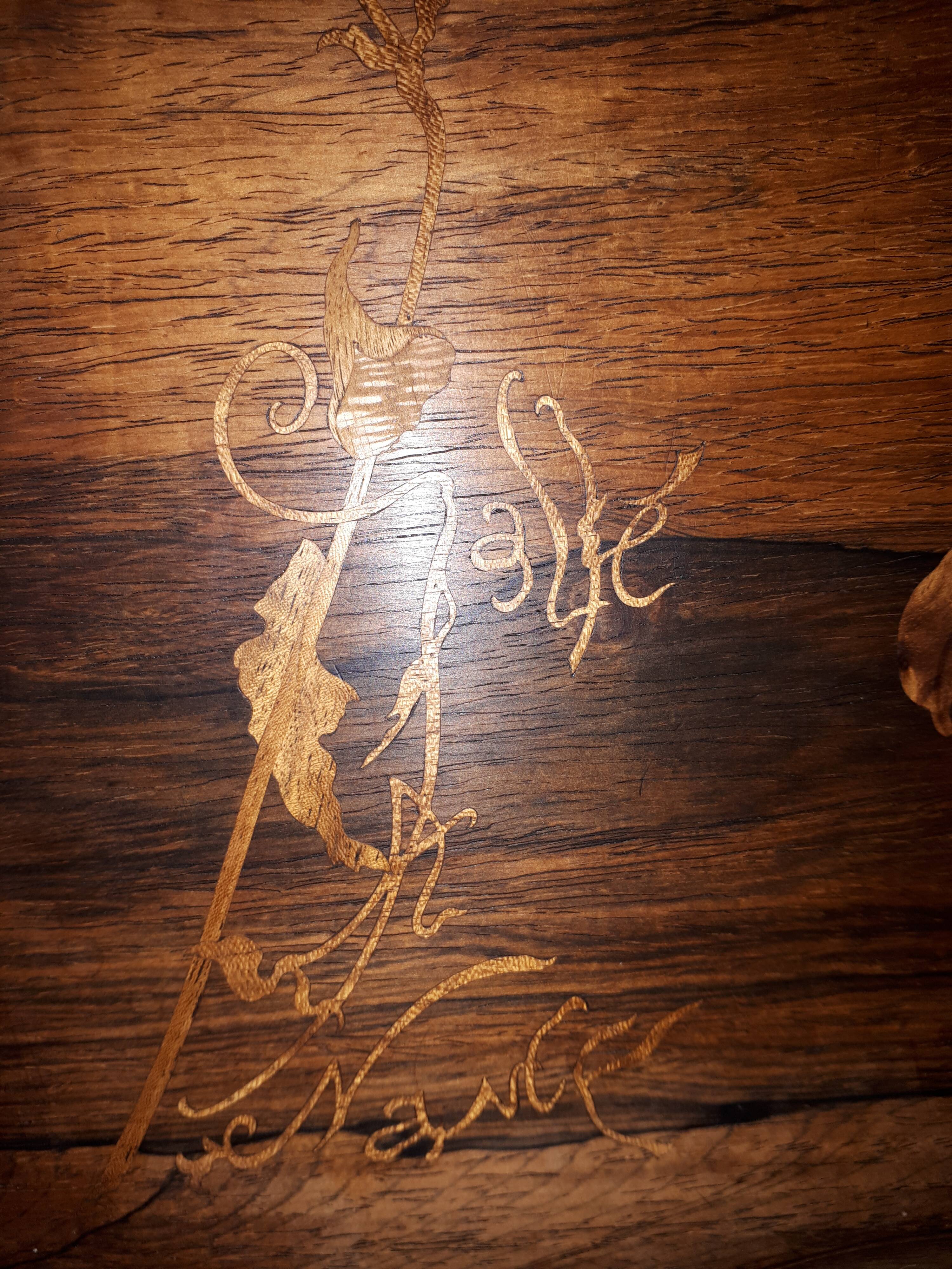 Gallé art nouveau desk