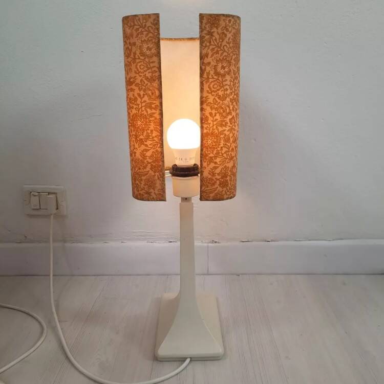 Three lamps space age flower print - 1960s