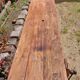 Wooden carpenter's workbench