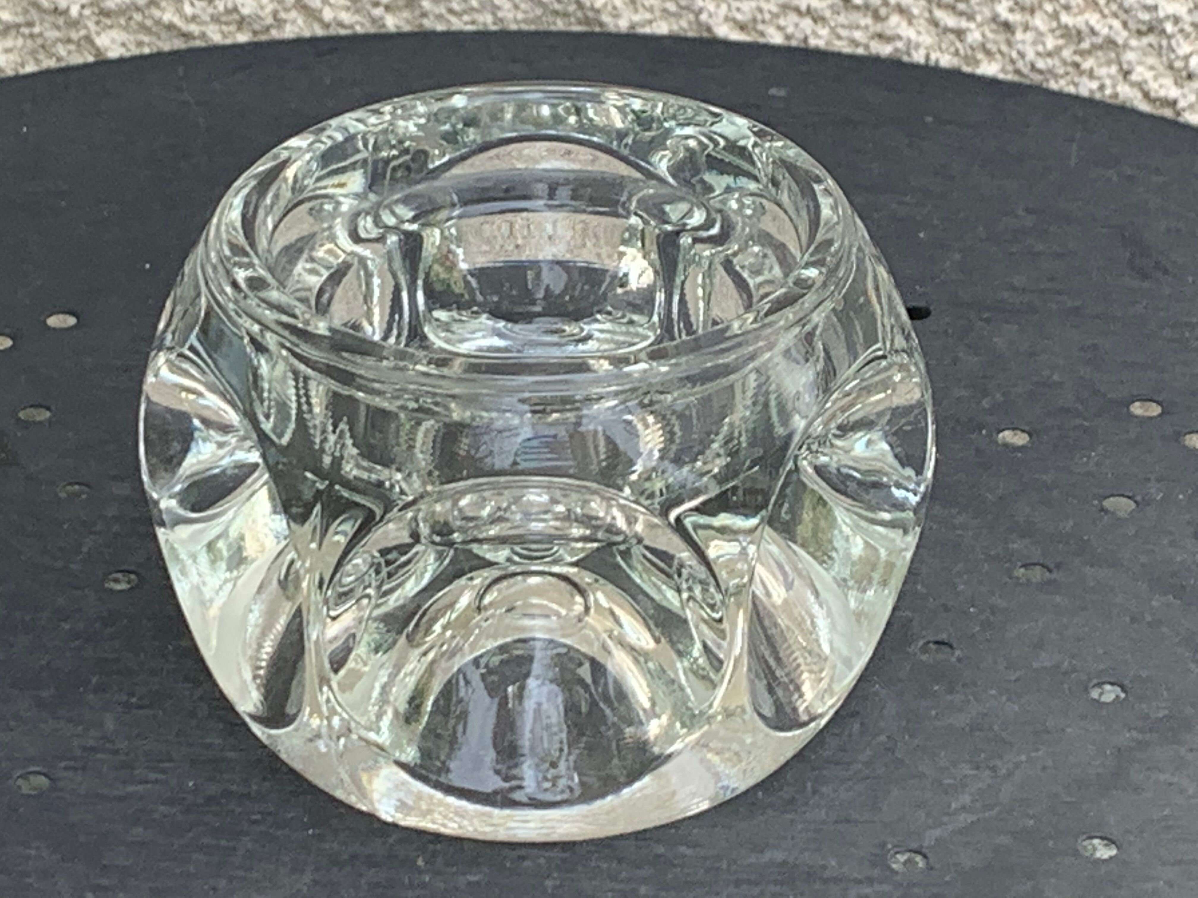 Glass ashtray 1970