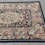 Carpet with knotted stitches in the style of Aubusson
