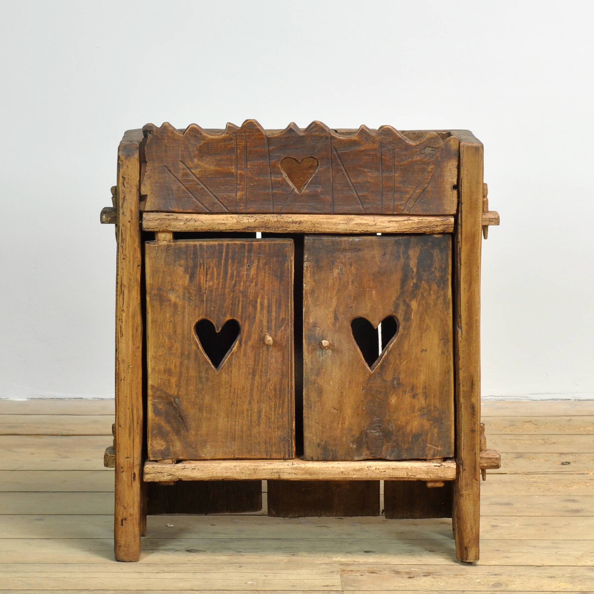 Romanian folk art cabinet, circa 1950