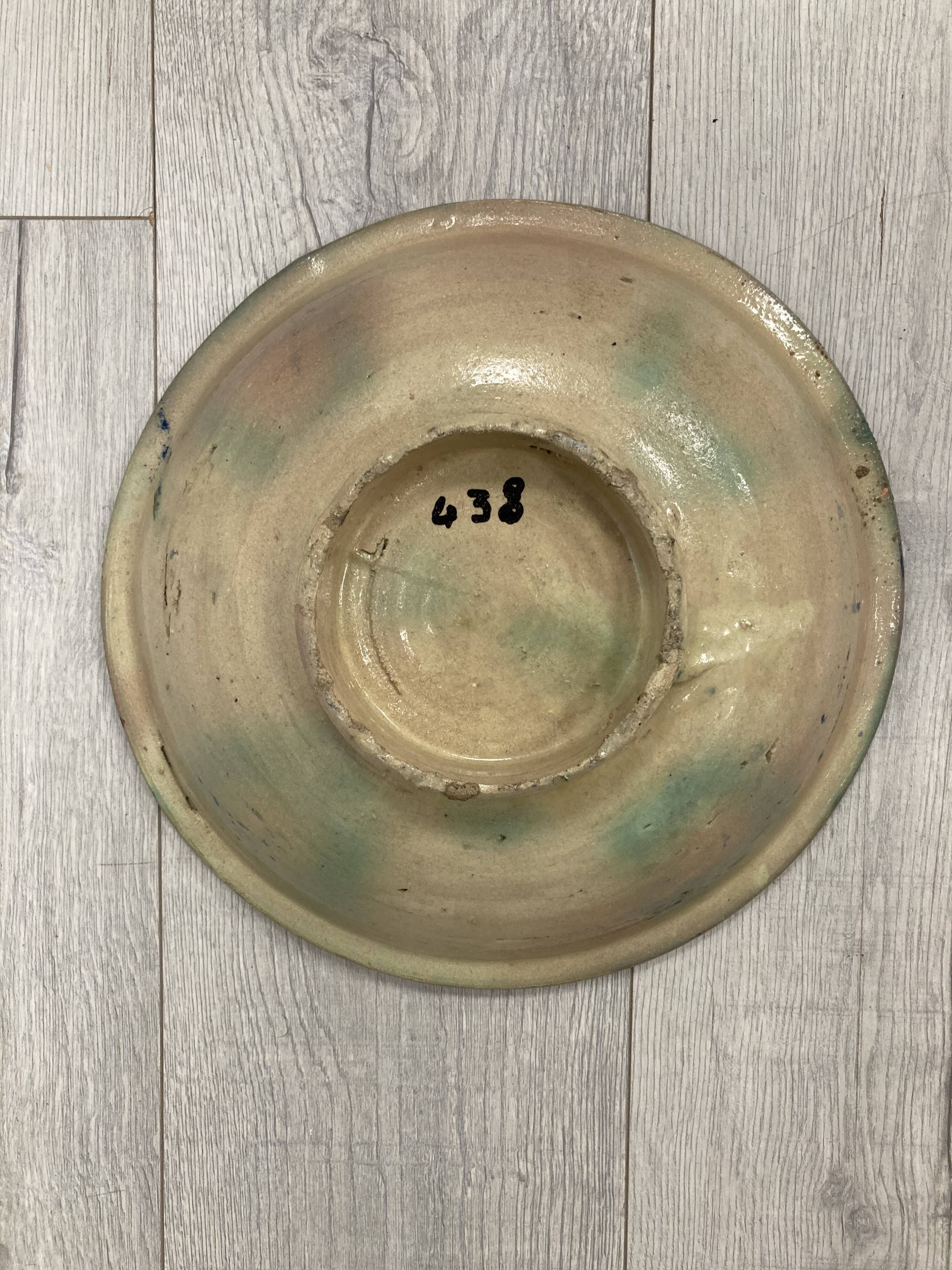 Plat en céramique vintage