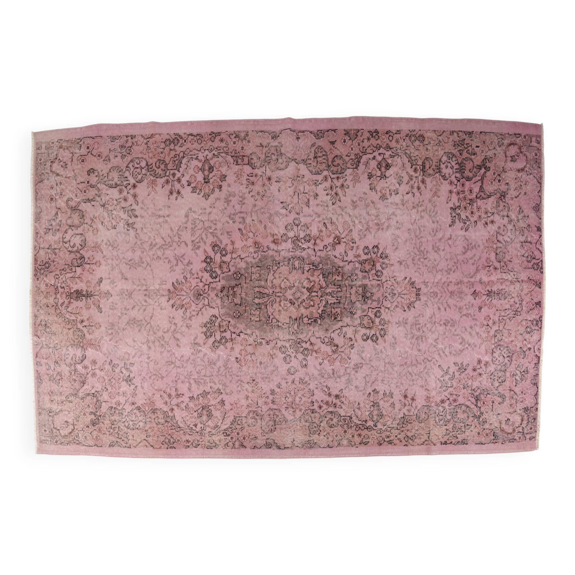 Home Decor Vintage Oushak Pink Rug sku 2530