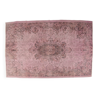 Tapis vintage rose Oushak Home Decor, référence 2530