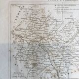 Map engraving Tarn and Garonne