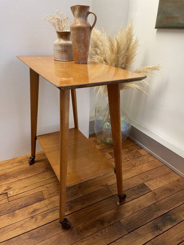 table desserte vintage 1950 1960
