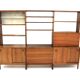 Scandinavian triple bookcase "Domi Record", Troeds, Bjärnum, Sweden, 1960