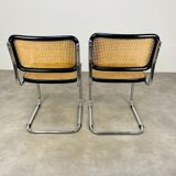 Set of 2 Cesca B32 chairs by Marcel Breuer