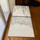 Pair of white marble coffee tables Florence Knoll