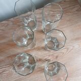 Carafe and 6 glasses Octime