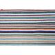 1970s Vintage Turkish Oushak Handmade Wool & Cotton White Rug 146x261