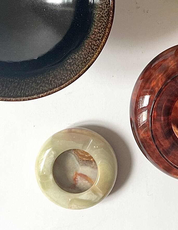 Onyx ashtray, 20th century