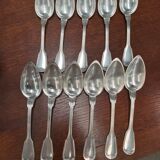 11 tablespoons Christofle silver metal