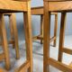 Set of 2 Japandi oak stools by Jonas Lindvall for David Design 1990s