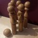 Jeu de quille en bois