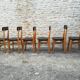 Lot de 12 chaises de bistrot