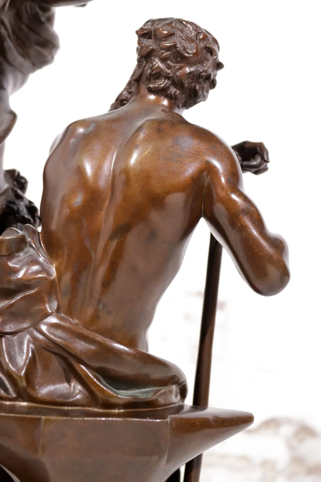Adrien-Etienne Gaudez (1845-1902) bronze 'La Fortune récompense le travail'