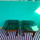 Paire de tables basses vintage - scandinave