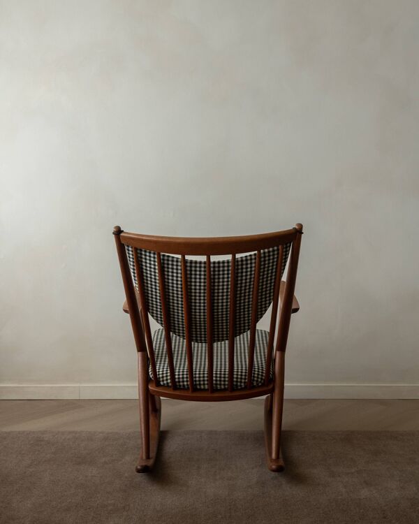 Chaises berçantes en teck vintage modèle 182 Frank Reenskaug Bramin, années 1950, ensemble de 2