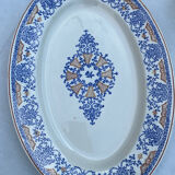 Longwy oval dish