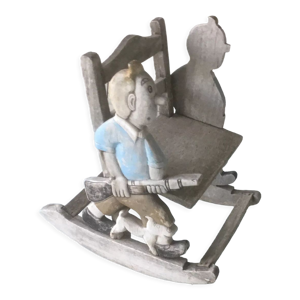 Fauteuil enfant à bascule Tintin