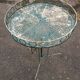 Garden pedestal table