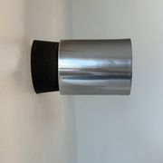 Pair of vintage wall lights, chrome-plated metal and Bakelite, France 1960.
