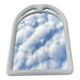 Art Deco style mirror, 60s-70s