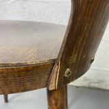 Set of 3 mismatched and damaged bistro chairs