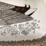 Vintage German ceramic bird plate by Thomas.