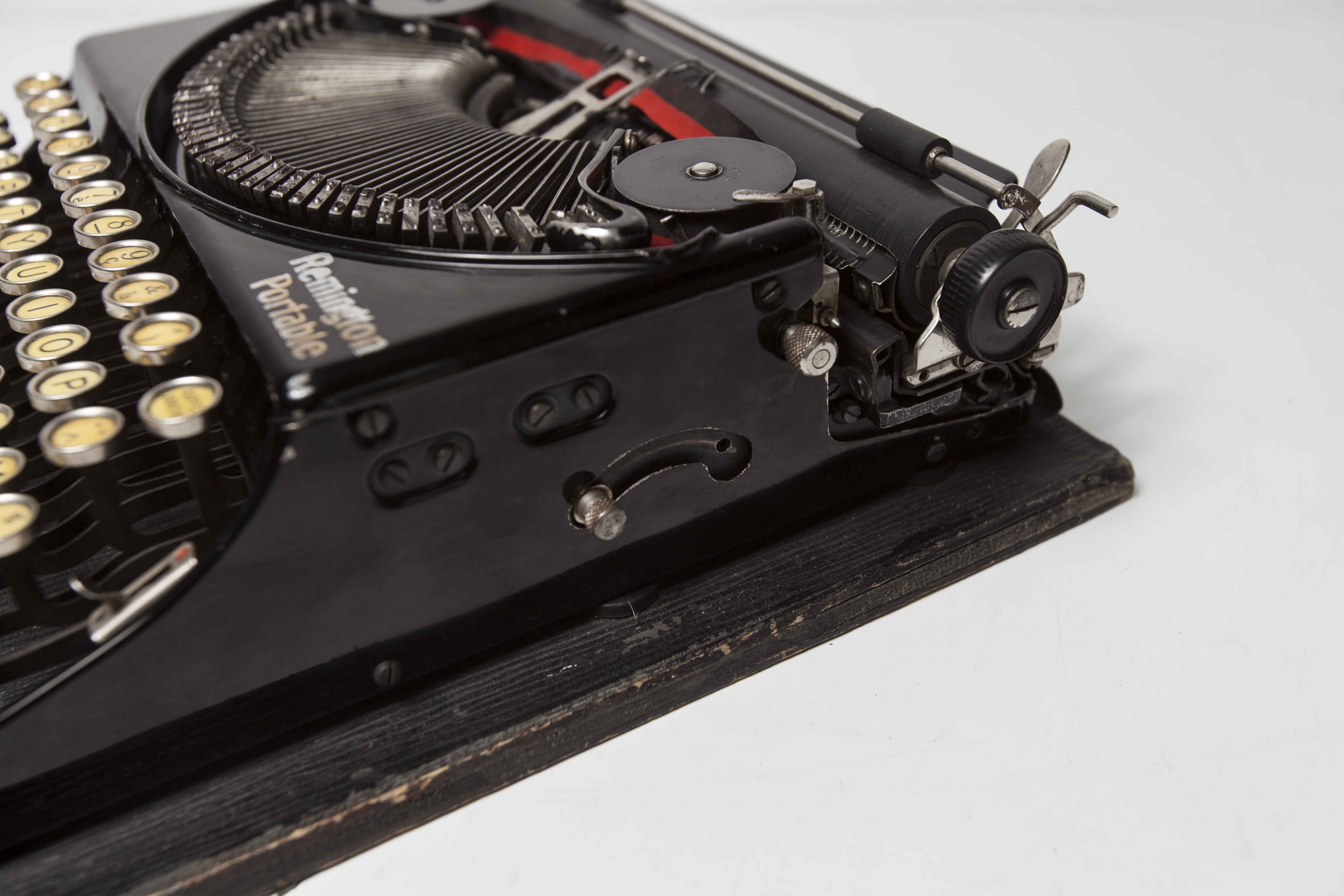 Revised Remington Portable Typewriter and New Ribbon
