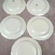 Lot de 5 assiettes creuses Salins décor oiseaux