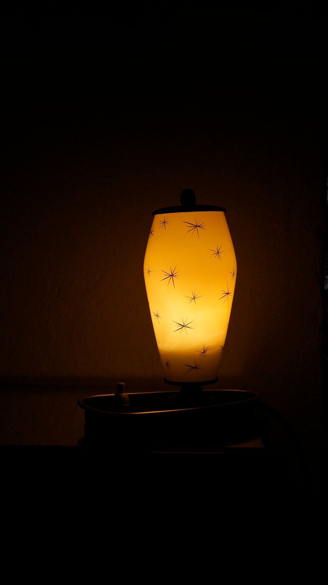 Mid-Century Rockabilly Table Lamp, 1940s