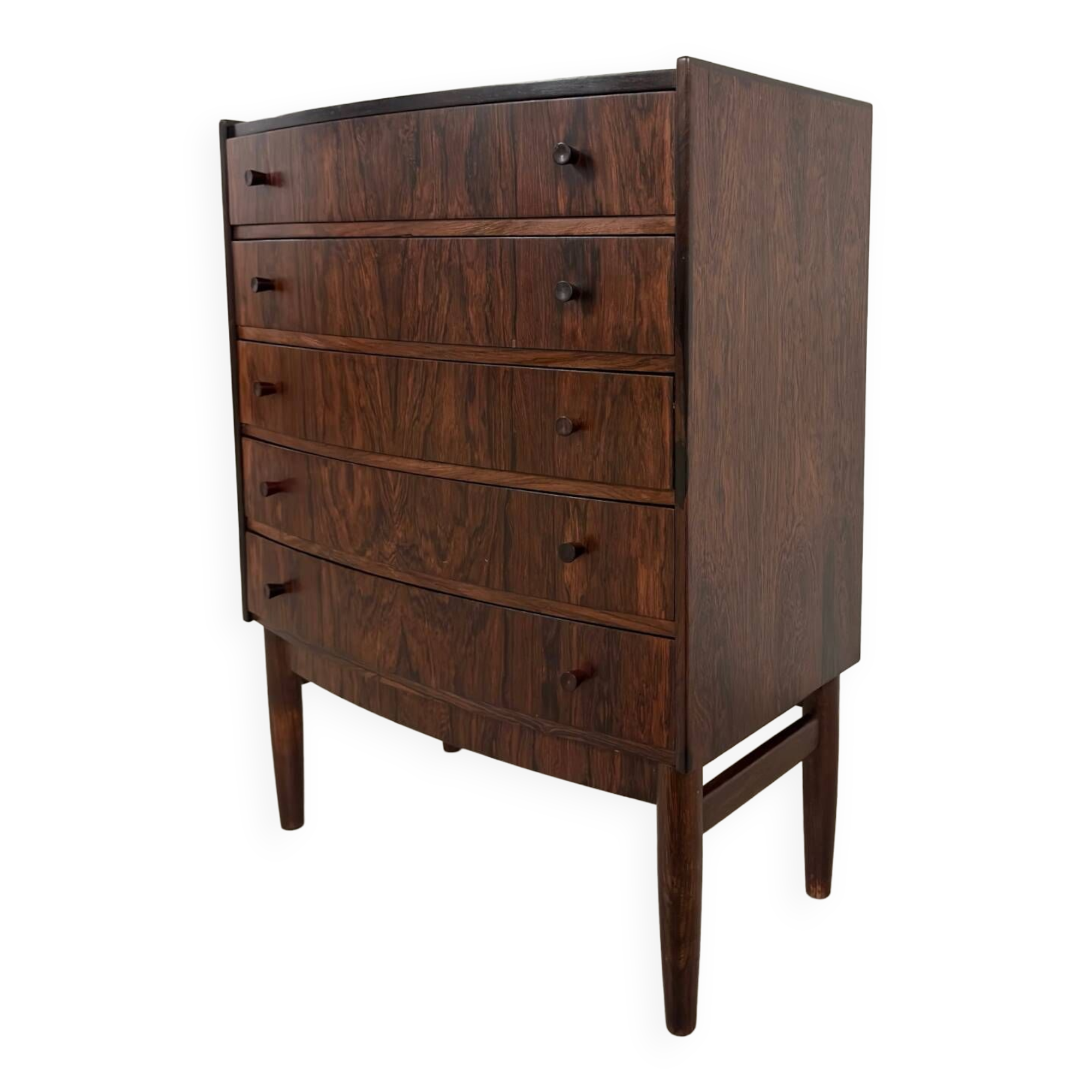 Danish rosewood chest of drawers by Kai Kristiansen, 1950s