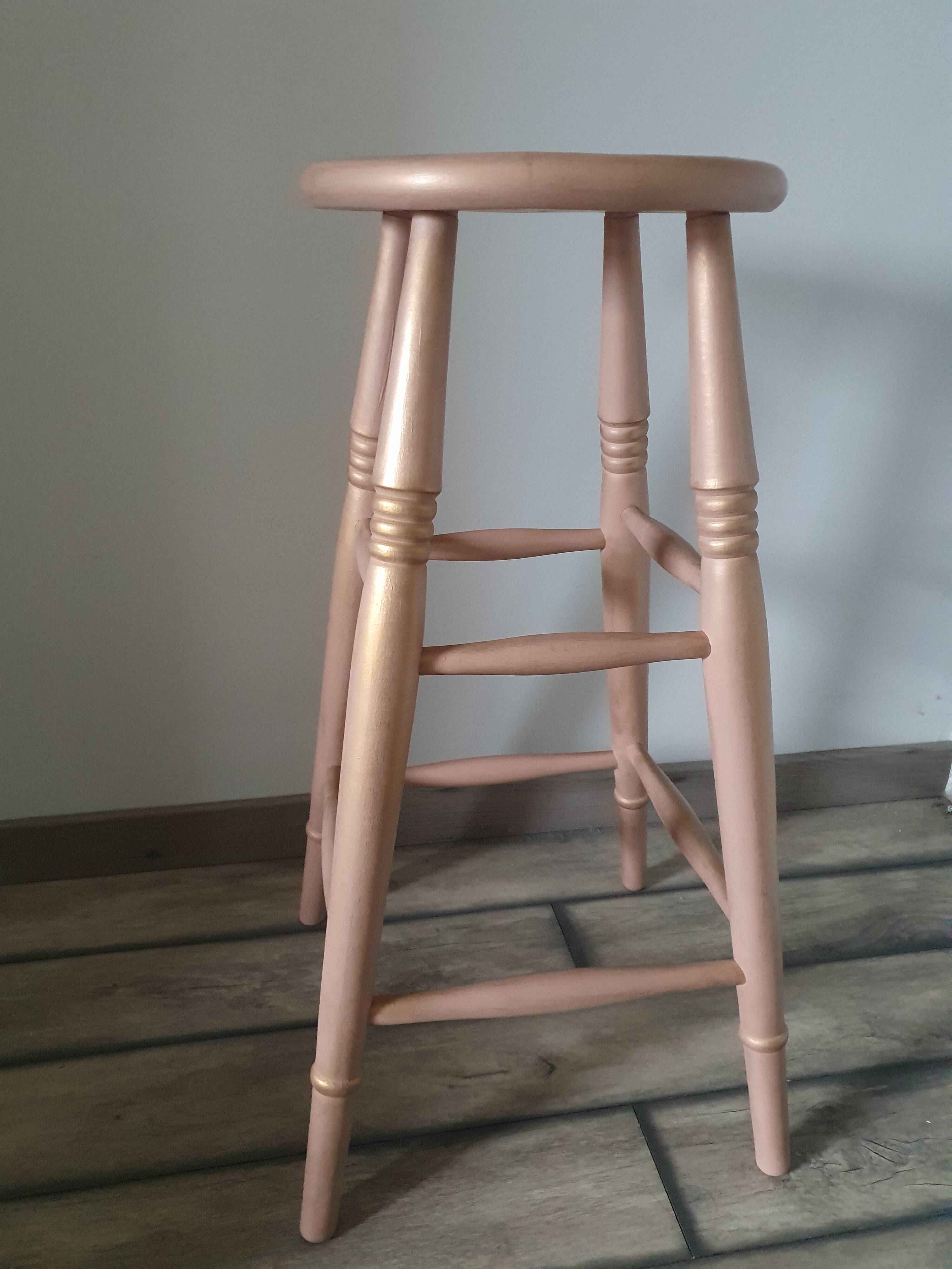 Tabouret de bar rénové
