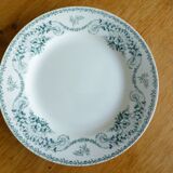 1 iron clay dessert plate Chenonceaux model 221218