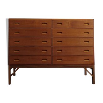 Scandinavian Børge Mogensen teak chest of drawers 1960s