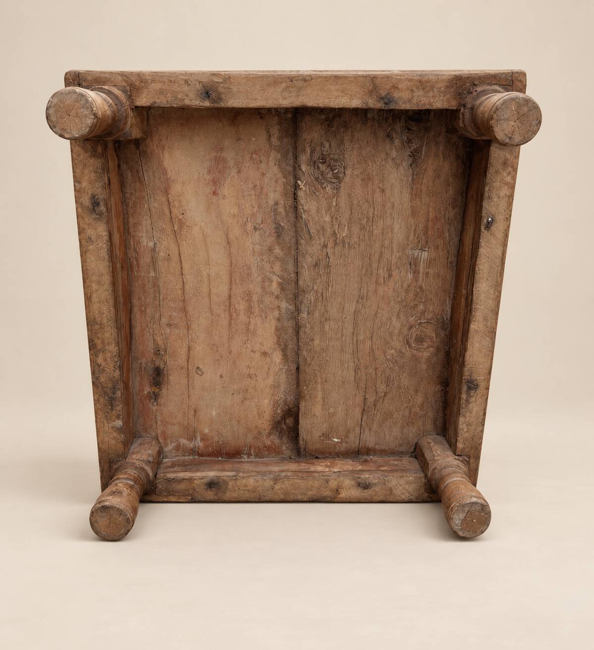 Old Indian solid wood coffee table – floor table