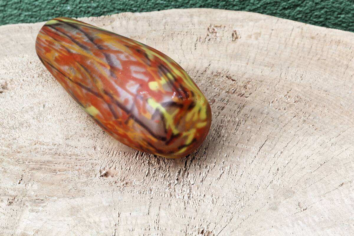 Vase en pate de verre, soufflé