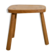 Elm tripod stool