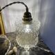 Suspension with vintage glass globe
